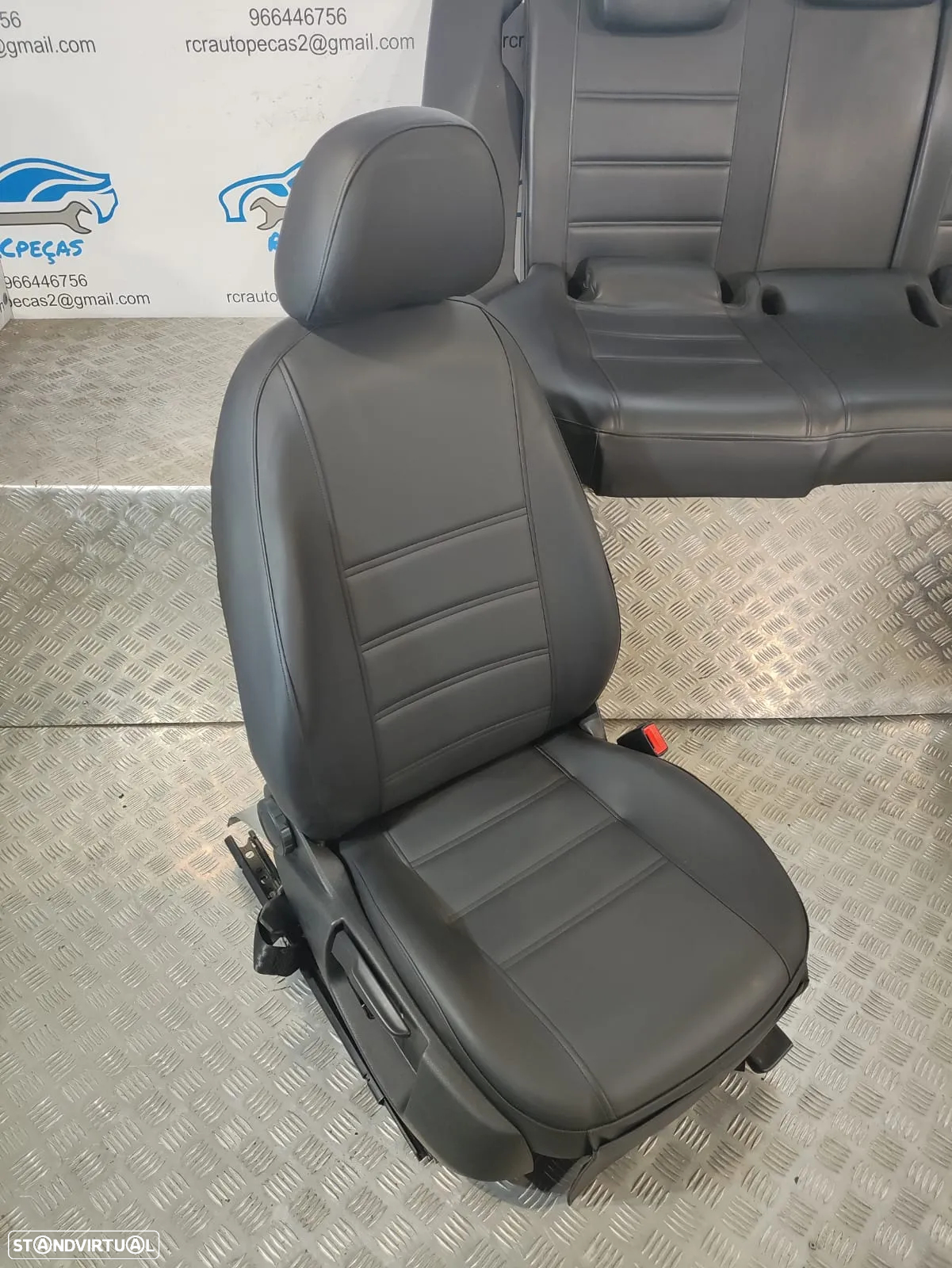 .BANCOS PELE SINTÉTICA AUDI A4 B8 FRENTE FRONTAL TRASEIRO TRÁS AIRBAG PRÉ TENSORES - 10