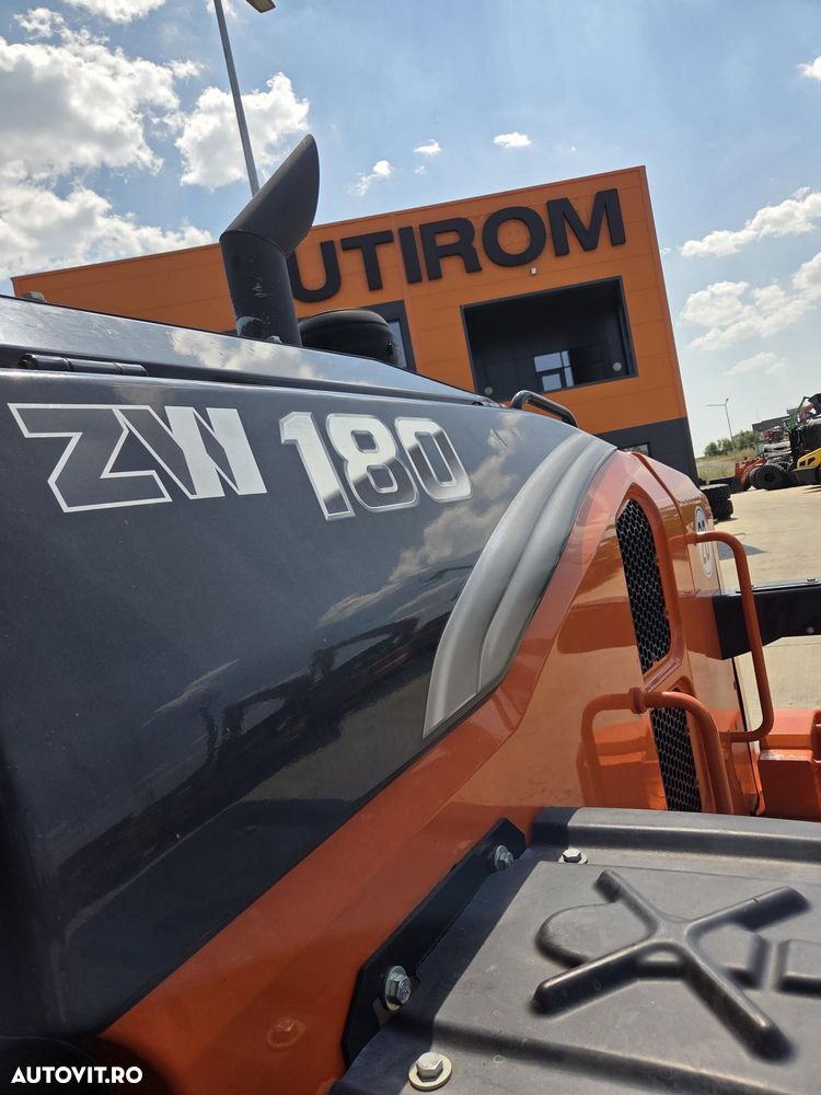 Hitachi ZW180-7, 2022, 3.650h, 13.294km rulati, CUPLA RAPIDA, cupa 3mc, Camera spate si laterale, cantar, gresare automata, Michelin 80% ok, consum mediu 8,9l/h, circ hidr suplm, masa operationala 18t,CA NOU-posibilitate leasing 4 ani-PROMOTIE 99.900 EUR+Tva - 17
