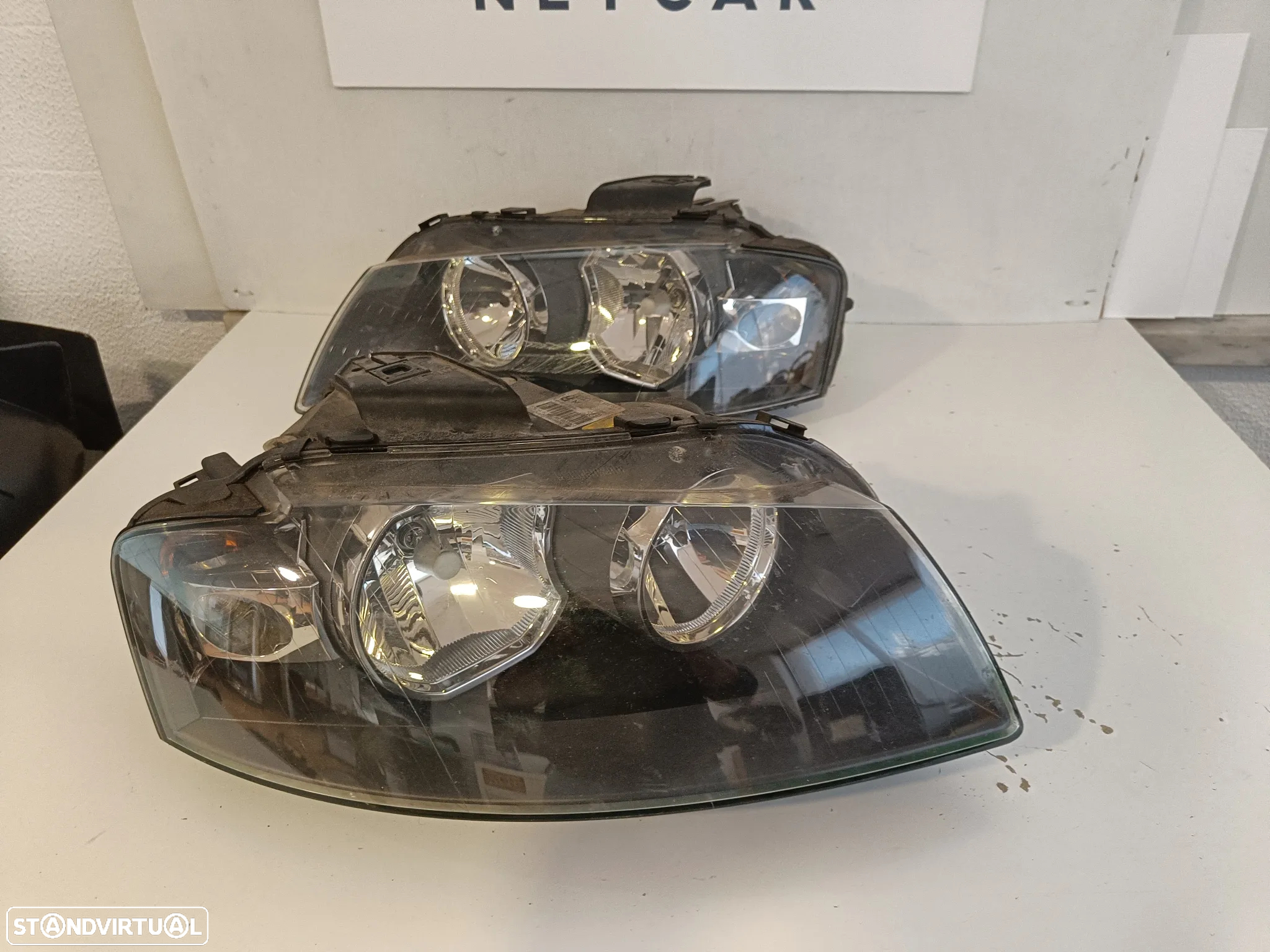 Farol óptica Audi A3 8P 2006 - 2