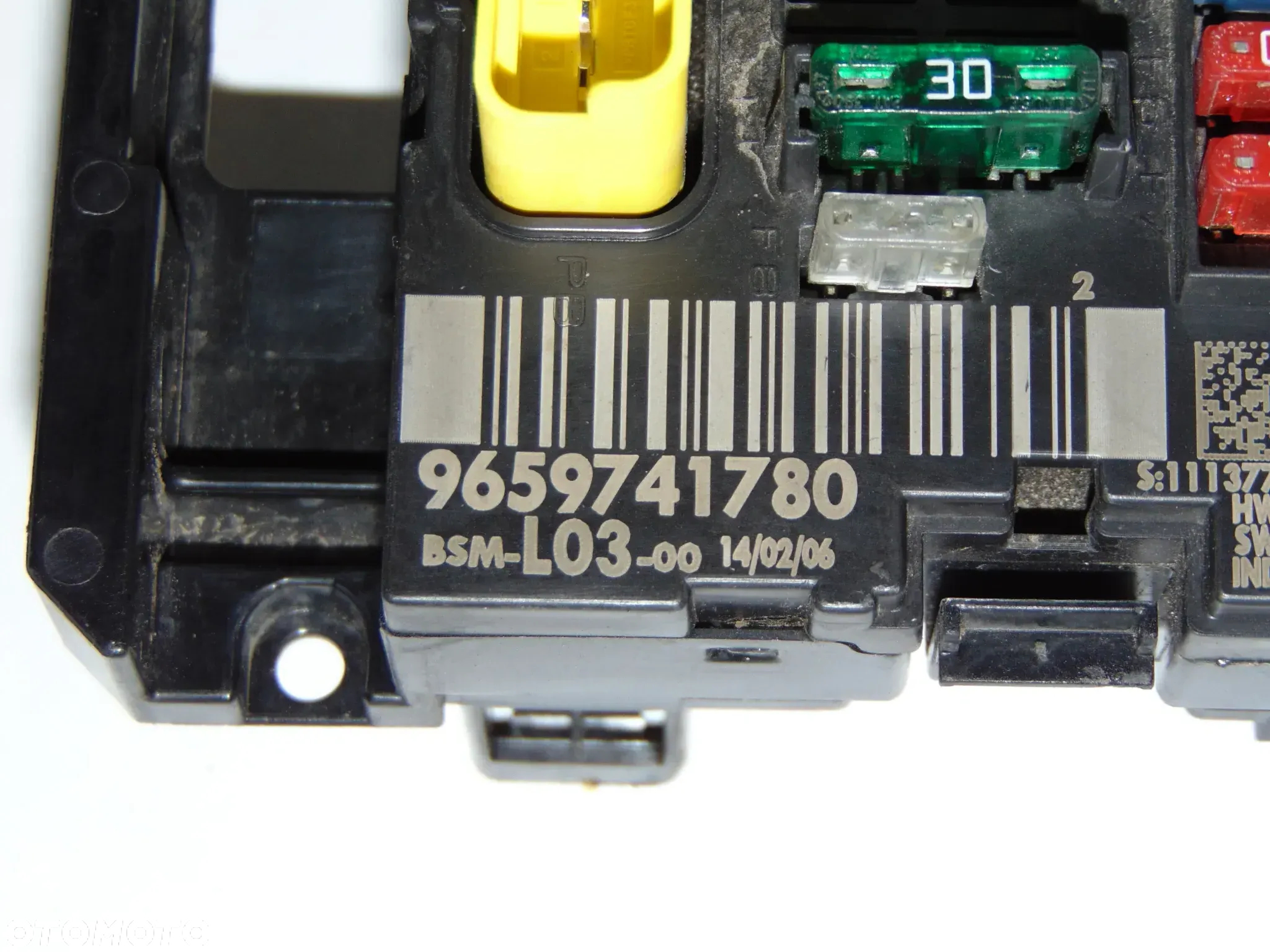 Moduł sterownik BSM skrzynka puszka bezpieczników 9659741780 Citroen C2 C3 FL lift 05-09r - 2