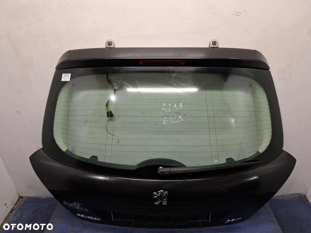 PEUGEOT 207 TYLNA KLAPA BAGAŻNIKA  EXLD - 4