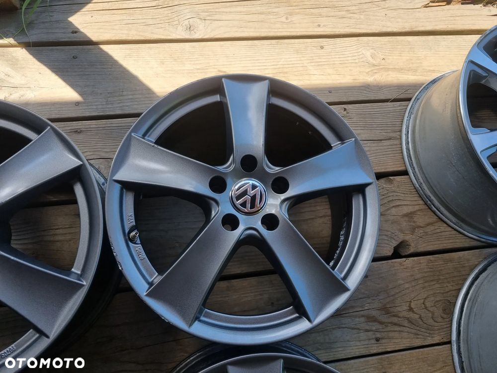 VW PASSAT,TIGUAN,SEAT ALHAMBRA,SKODA,AUDI A4 alu 7X17 ET38 5X112 db stan - 3