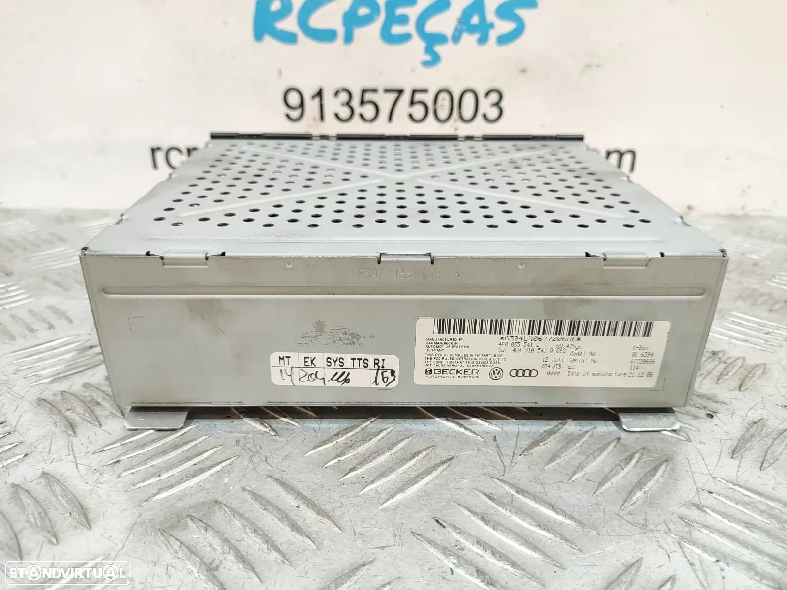 Módulo controlo de rádio original Audi A6 C6 - 1