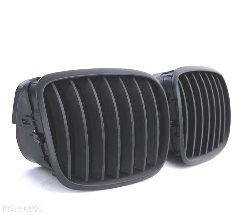 GRELHAS FRONTAIS BMW X5 E70 X6 07-14 PRETAS - 3