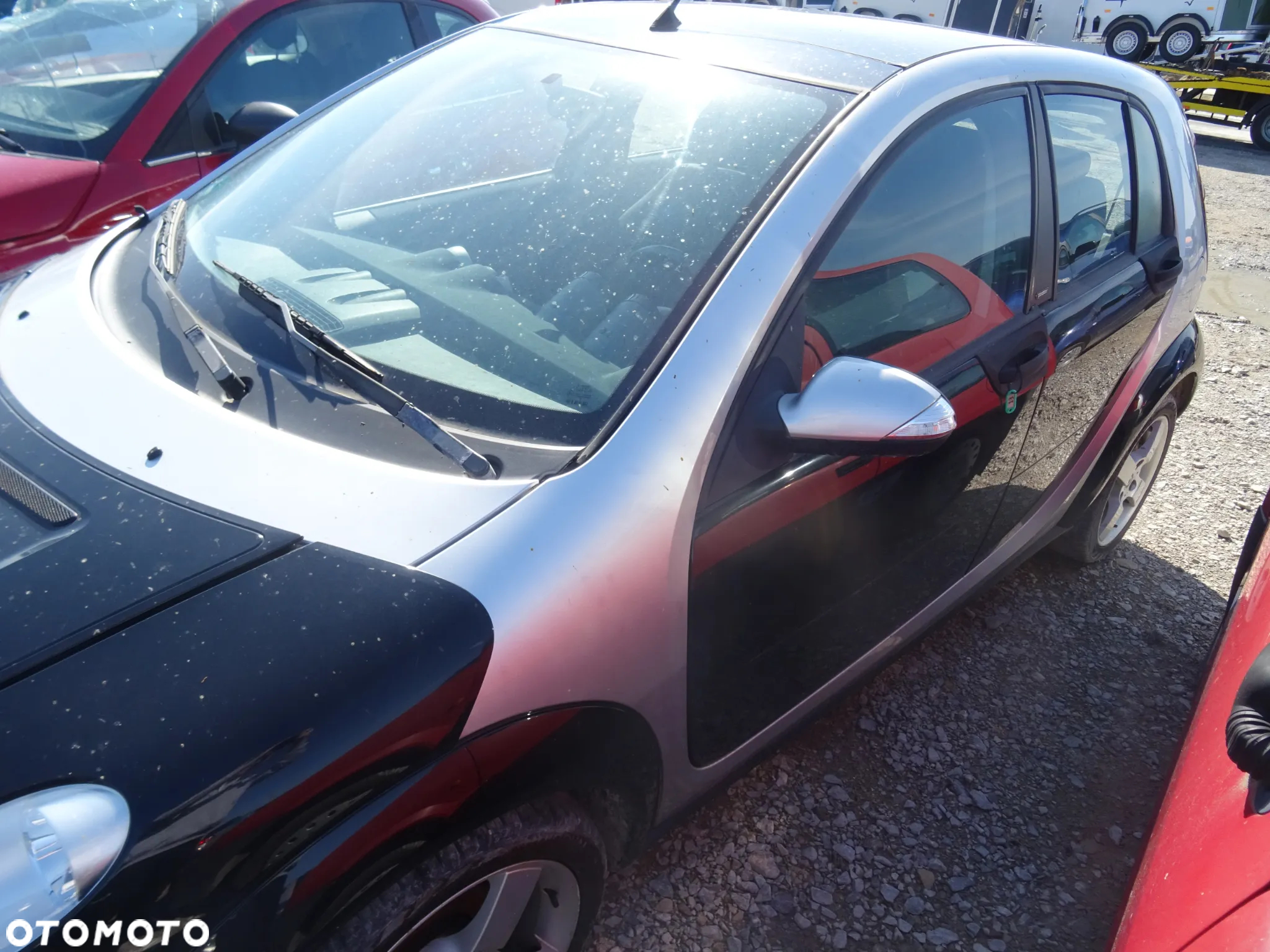 Smart Forfour 2004 lakier(EB4) na części drzwi klapa maska zderzak - 4