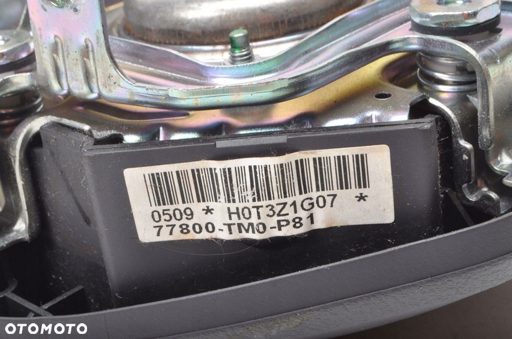HONDA INSIGHT II PODUSZKA POWIETRZNA KIEROWCY AIRBAG 77800-TM0-P81 - 7