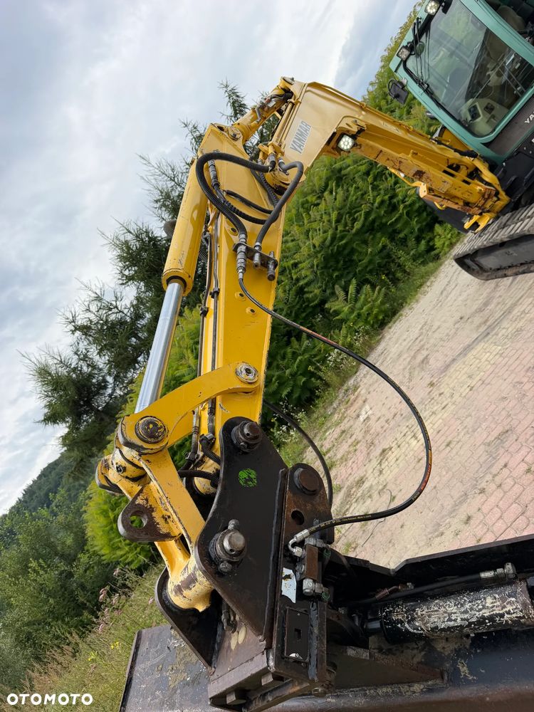 Yanmar VIO80-1A Koparka Gąsienicowa 8 ton jak Nowa z Salonu 2015 rok. KLIMATYZACJA. Łyżka skarpowa Hydrauliczna.  Szybko-złącze lenhoff hydrauliczne. Yanmar silnik 4 cylindry! Maszyna z Norwegii. Własna Pompa do tankowania ON. ani deka luzów i wycieków! OKAZJA Linia Hydr. Plus. Długie ramię PLUS. Oświetlenie LED. Wielka Okazja! Pełne sterowanie z dżojstików!! - 24
