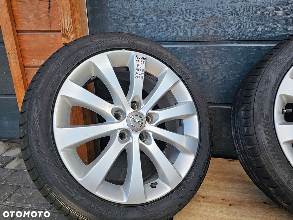 KOŁA FELGI ALUMINIOWE OPONY OPEL VECTRA C ASTRA H ZAFIRA B MERIVA B SIGNUM 17" 7J 5x110 ET35 225/45/17 - 10