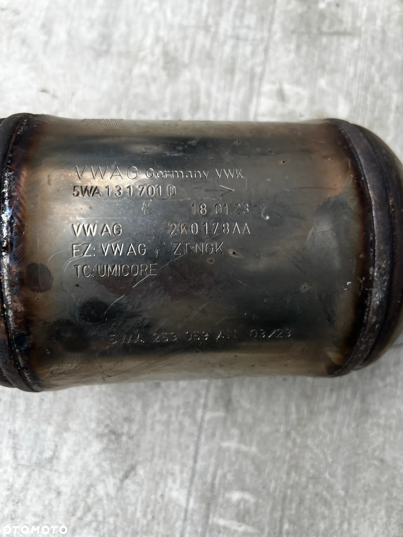 AUDI A5 8W KATALIZATOR DPF 8W0131701D 2K0178AA ** - 2