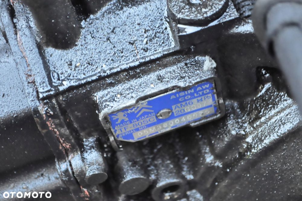 PEUGEOT 407 CITROEN C5 III 2.7 HDI 204KM SKRZYNIA 20GG07 TF80SC 9658033080 - 3