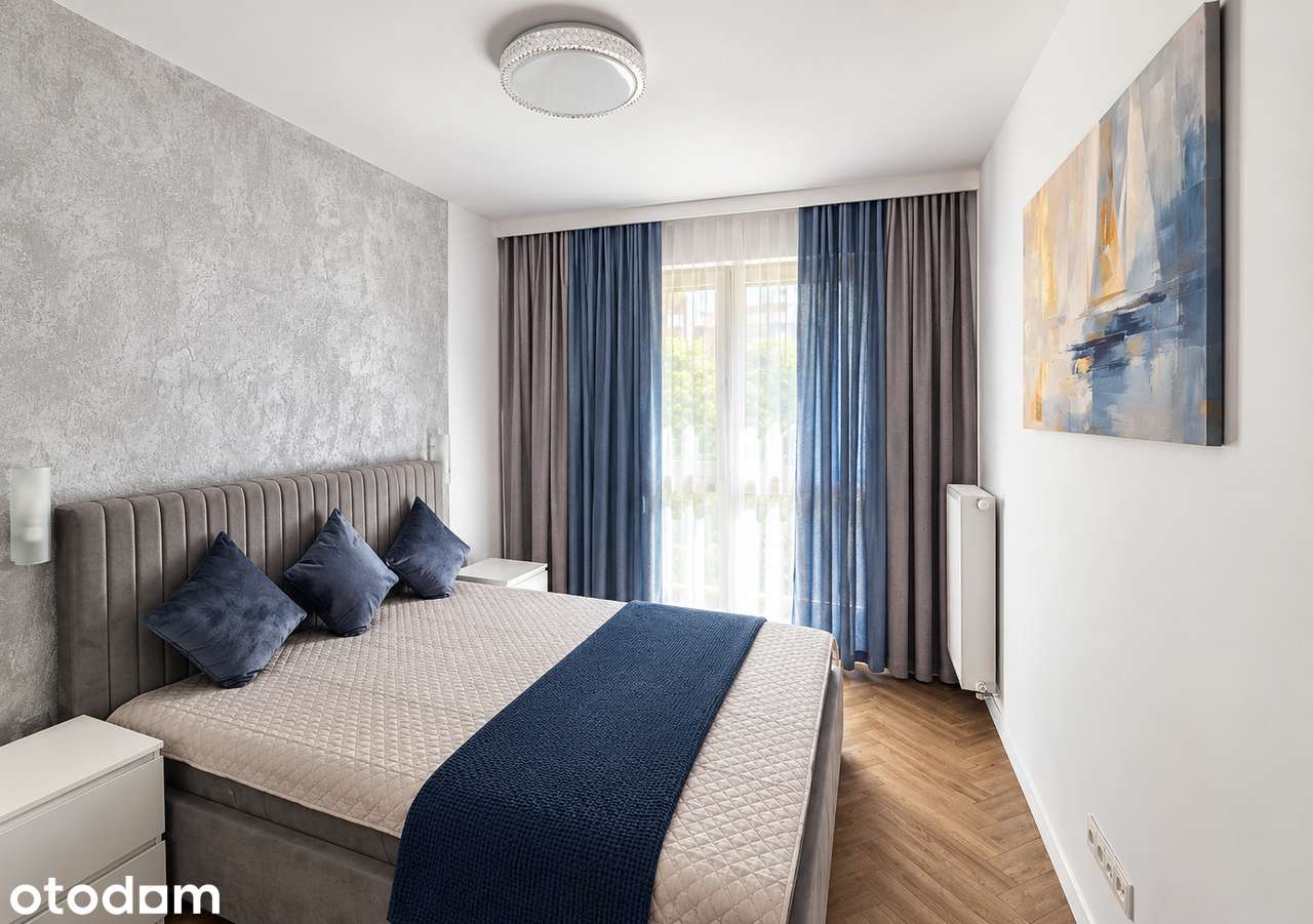 Nowe 2-pokojowe mieszkanie | 44 m² | Pierwszy najem |  Metro 200 m