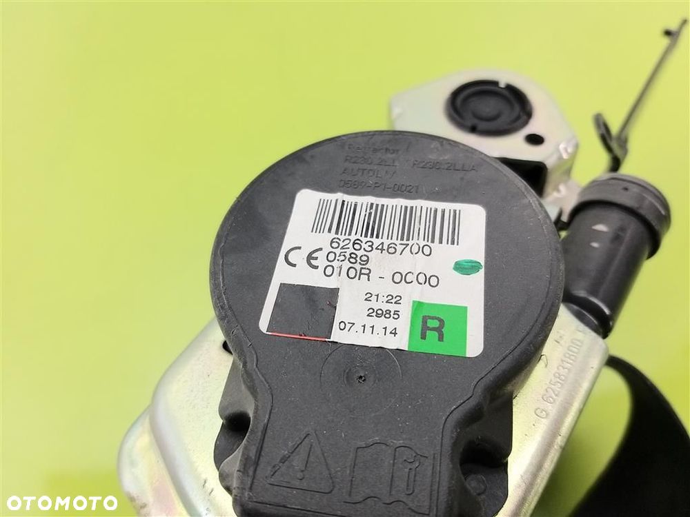 Pas bezpieczeństwa prawy przód VW Passat B8 2014- 626346700 631627100A - 4