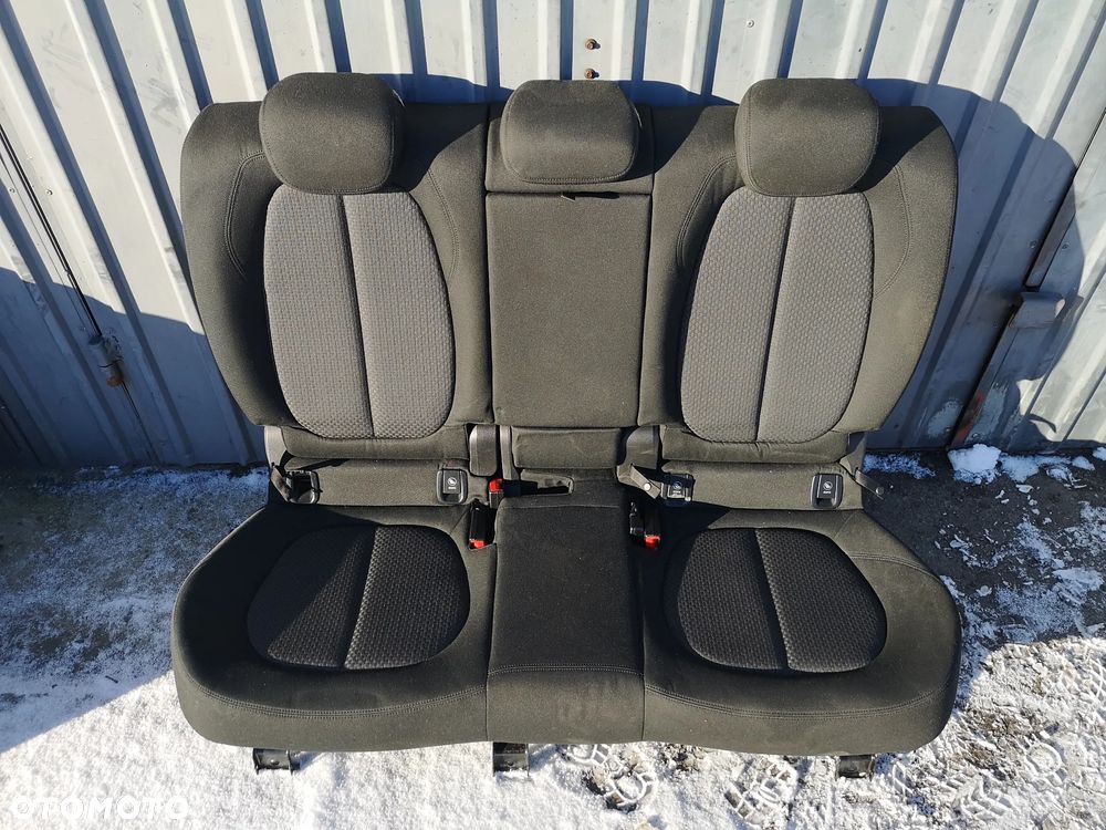 FOTEL KIEROWCY CZARNY MATERIAŁ KANAPA TYLNA BMW 2 F45 ACTIVE TOURER 2017R - 21