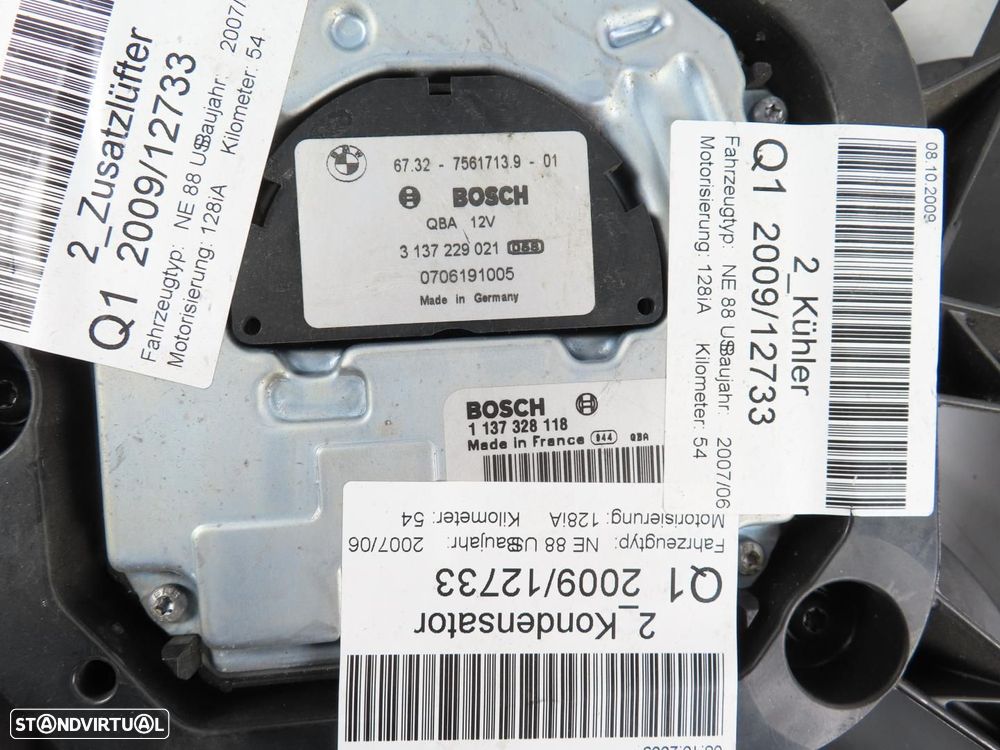 Termoventilador 600 W Usado / Original BMW 1 (E81)/BMW 3 (E90)/BMW 3 Touring (E9... - 4