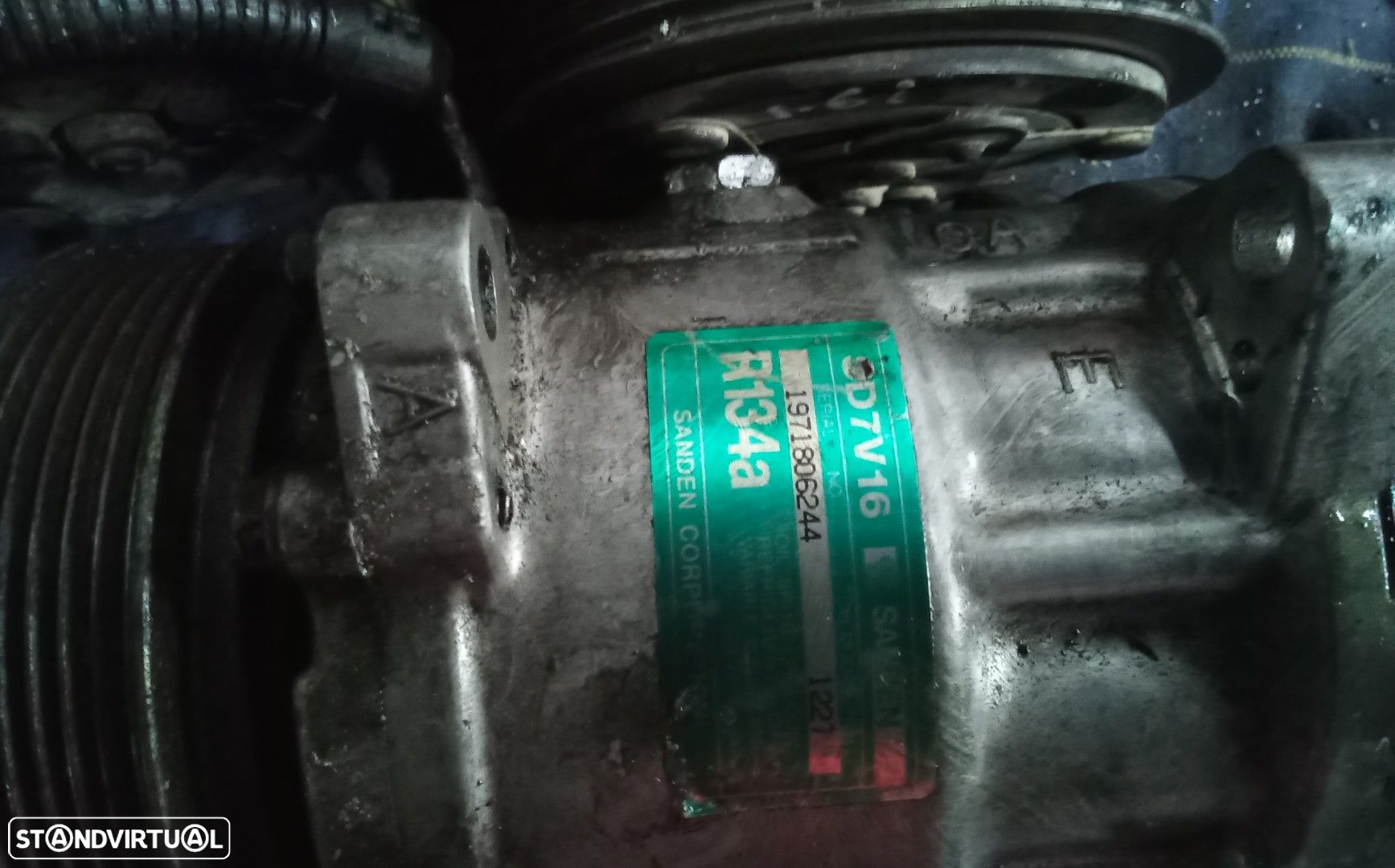Compressor de ar condicionado Citroen Xantia 1.9 TD REF: SD7V16 - 1227 - 2