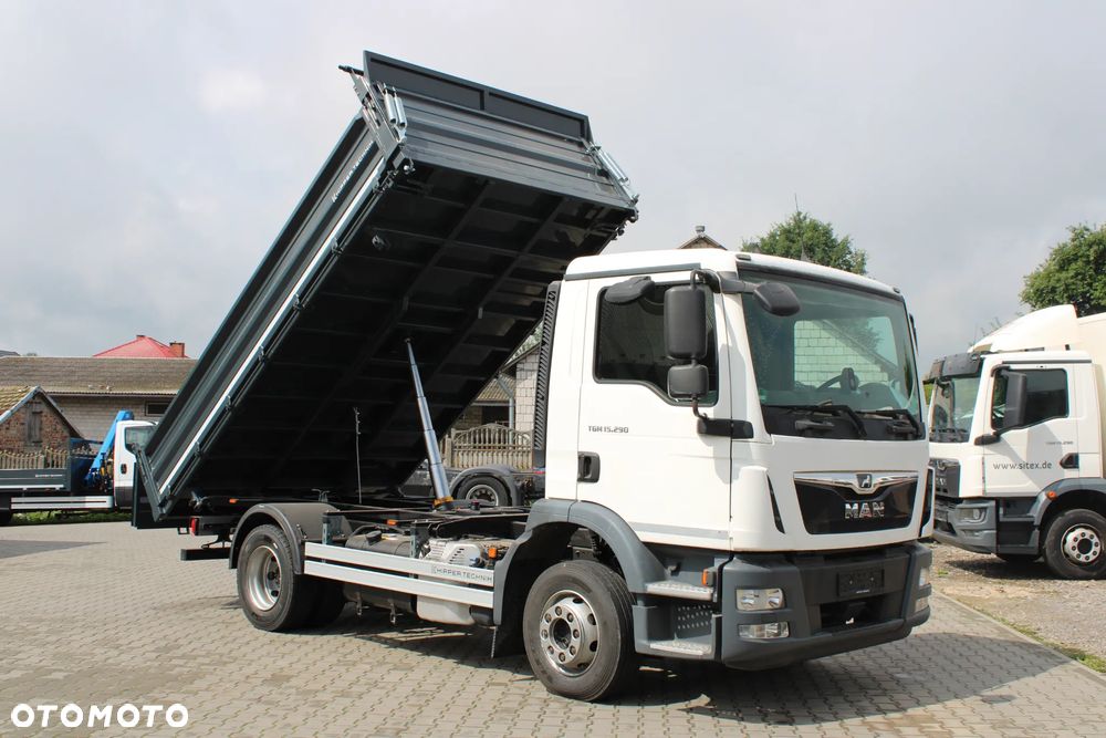 MAN TGM 15.290 Nowy 3-stronny WYWROT Kiper Wywrotka Blokada mostu 2019 rok Duża ładowność 15.250 Atego TGL Midlum TGS TGX Eurocargo - 1