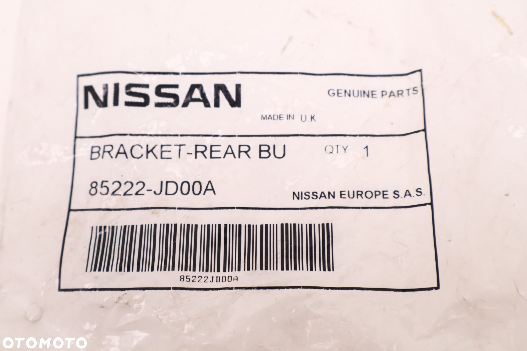 NISSAN QASHQAI J10 ŚLIZG ZDERZAKA LEWY TYŁ 85222-JD00A - 4