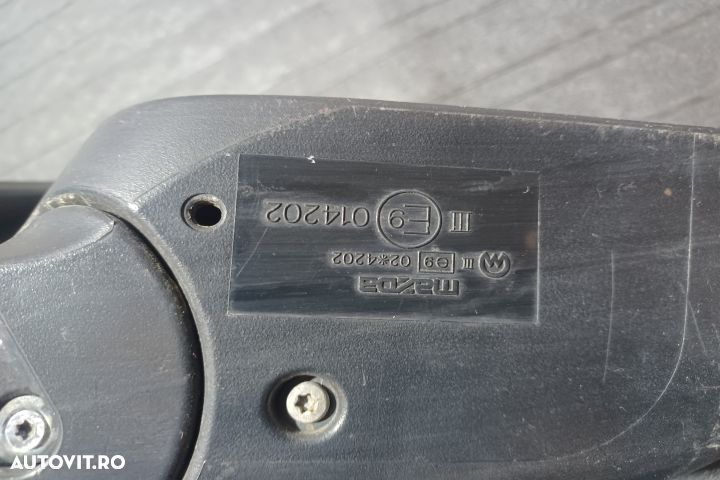 Oglinda dreapta manuala E9014202 E9014202 Mazda 2 DE [2007 - 2010] Ha - 5