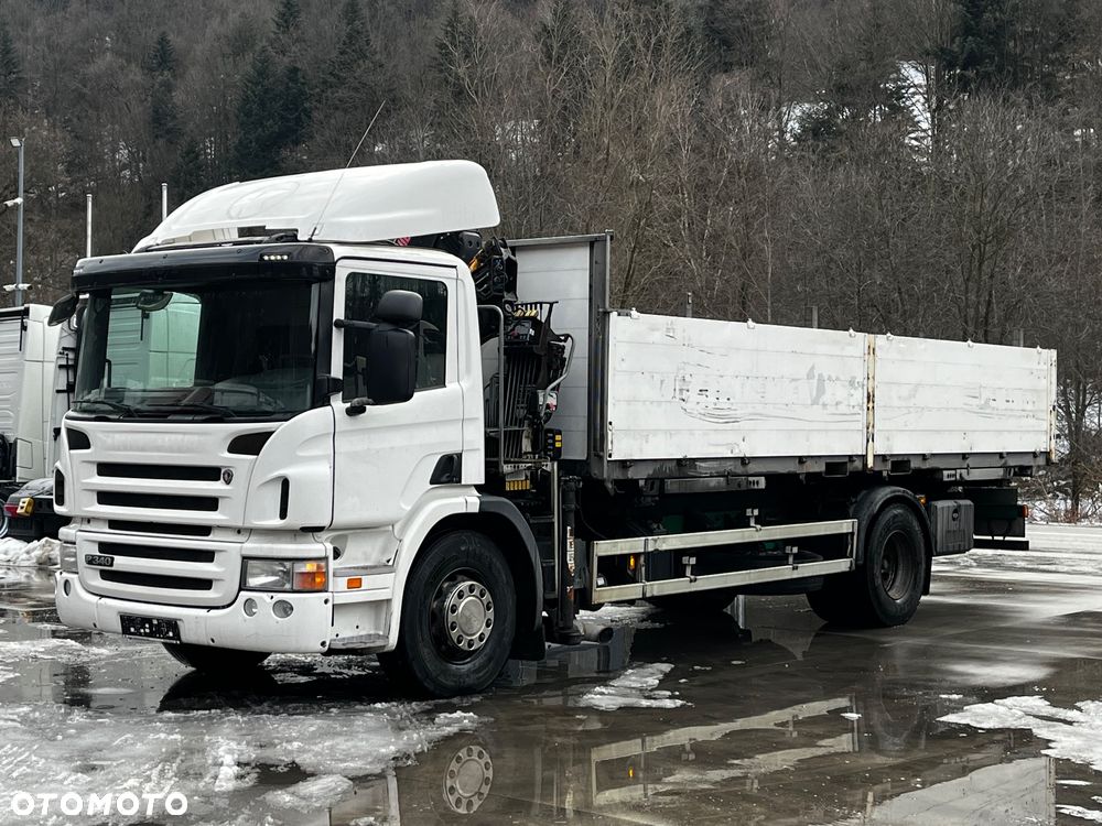 Scania P340 Opticruise 2009 // HDS Hiab 099B-2CL // Zabudowa Burtowa // Burty 1m // - 15