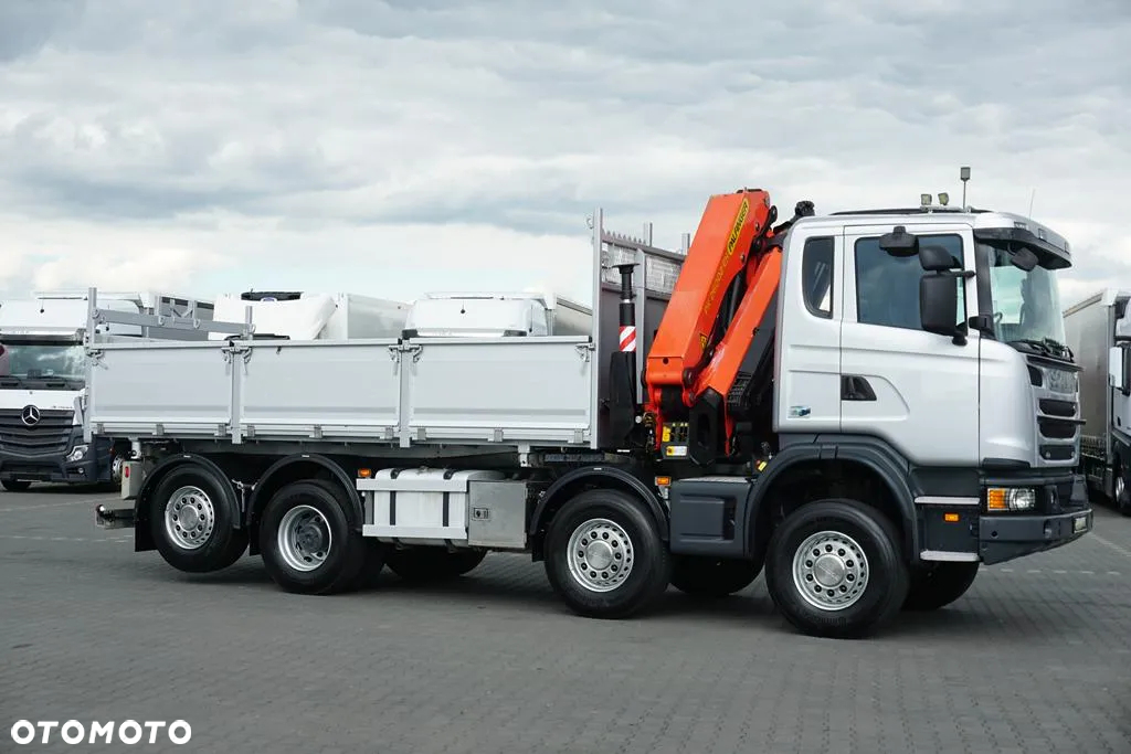 Scania G 400 / E 5 / 8 X 4 / 4 x 4 / WYWROTKA + HDS / TRIDEM / PALFINGER PK 26002 / MANUAL - 40