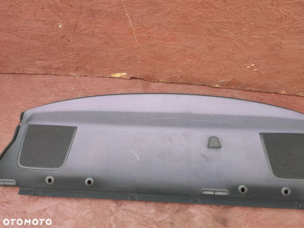 BMW E46 COUPE ORYGINALNA PÓŁKA TYŁ / OSŁONA GRODZI TYŁ + GŁOŚNIKI + ZAŚLEPKI GŁOŚNIKÓW  O NR.  51 46 6 955 325 / 51 46 8 231 125 OEM W DOBRYM STANIE - 10