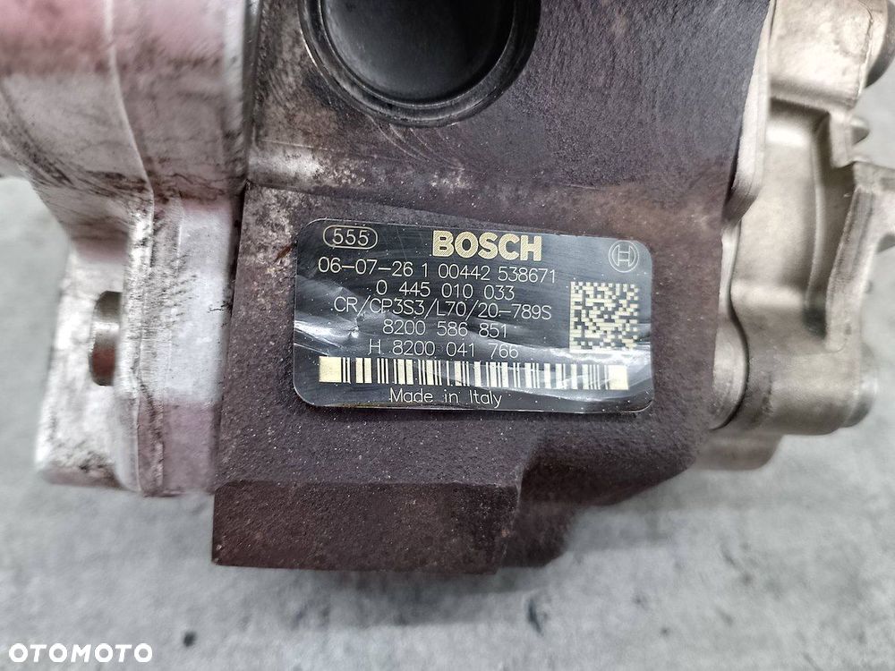 POMPA WTRYSKOWA  MASTER II FL 8200586851 H8200041766 0445010033  BOSCH 2.5 - 2