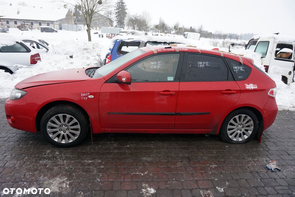 SUBARU IMPREZA III GH 5D HB 2008 C7P 2.0 16V EJ204 EJ20F 150KM TY758XT1AA CZERWONY na części - 2