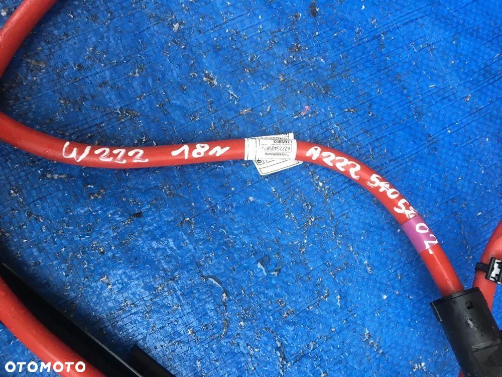 Mercedes W222 S Klasa Long Lift Przewód Kabel Plusowy Klema A2225405802 - 2