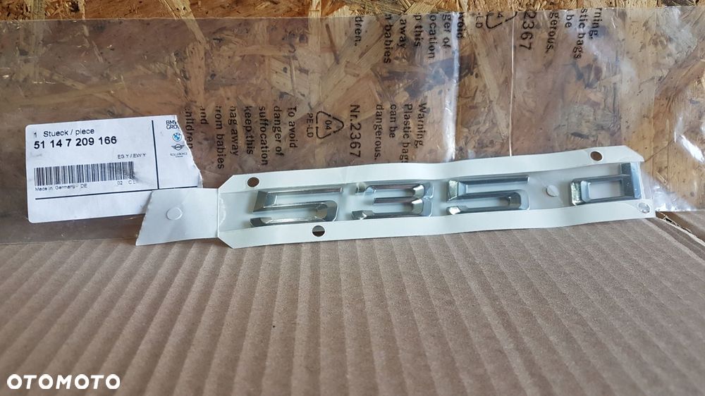 emblemat klapy bagażnika bmw 5 f11 535d nowy oryginał!! - 2