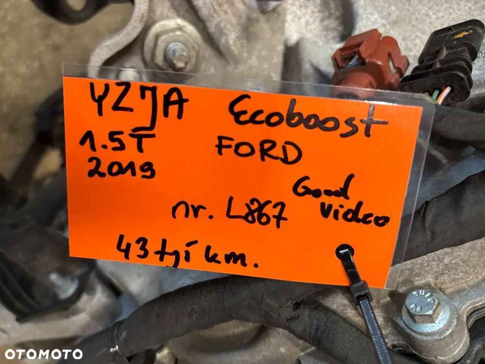 Silnik KOMPLETNY Ford Ecoboost 1.5 turbo YZJA film video 43 tys km MK8 ST st-3 - 4