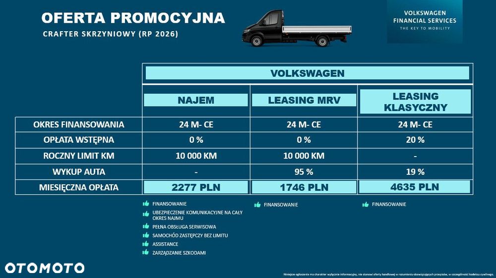 Volkswagen Crafter Skrzyniowy - 3