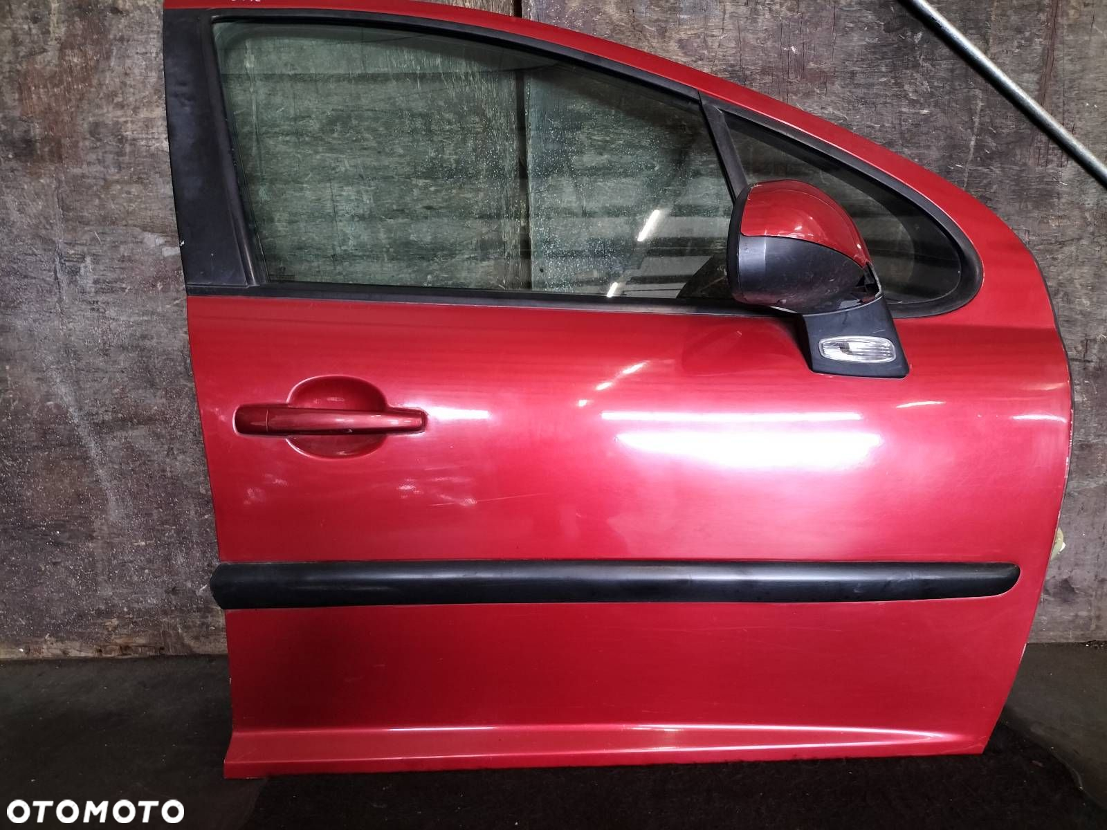 DRZWI KOMPLETNE PRAWY PRZÓD PEUGEOT 207 I 5D EKQD - 2