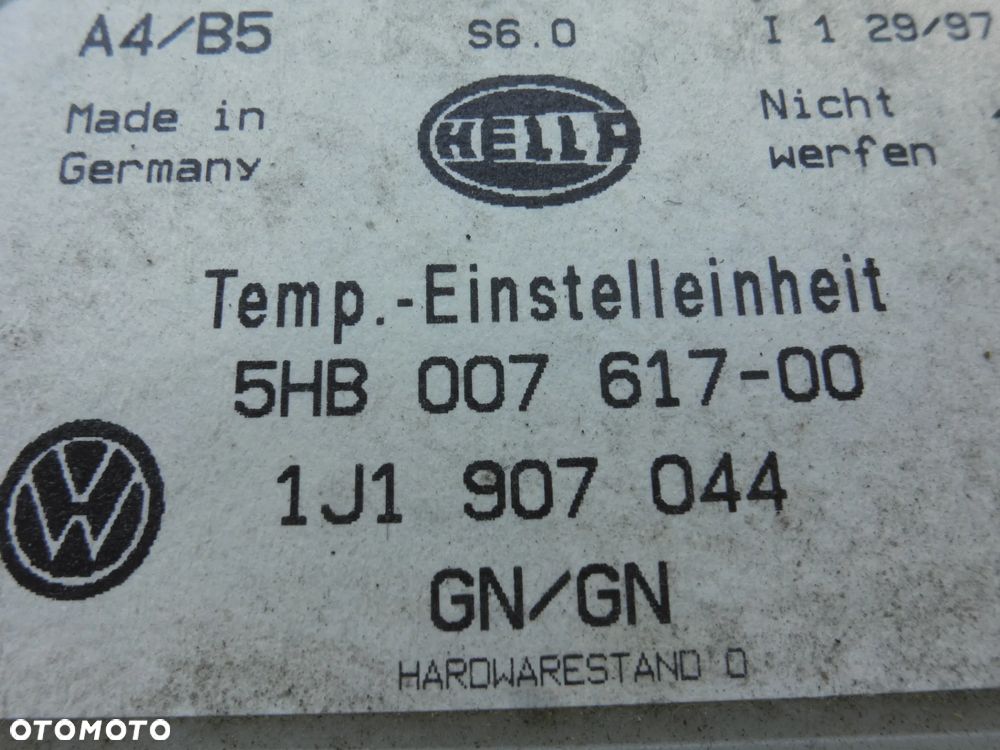 VW PASSAT B5 PANEL STEROWANIA KLIMATYZACJI NAWIEWU CLIMATRONIK 1J1907044 VOLKSWAGEN POSIADAM  2 SZT - 3