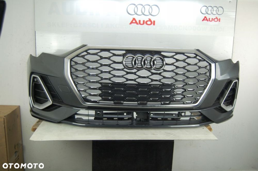 ZDERZAK AUDI SQ3 Q3 83A 83F 2020-2022 S-LINE SILVE - 1
