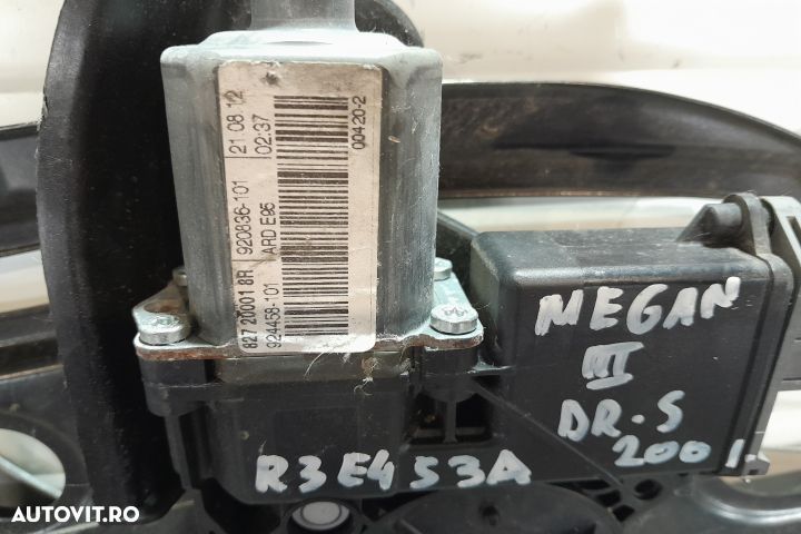 Macara geam spate dreapta electrica 918372-103 827201508R 827200018R - 2