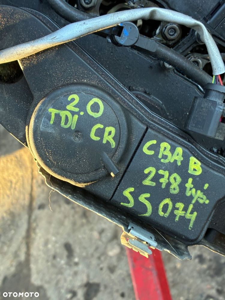 VW  CBAB 2.0 DIESEL 278Tyś. PRZEBIEG SILNIK PLASTIKOWY KOLEKTOR - 2