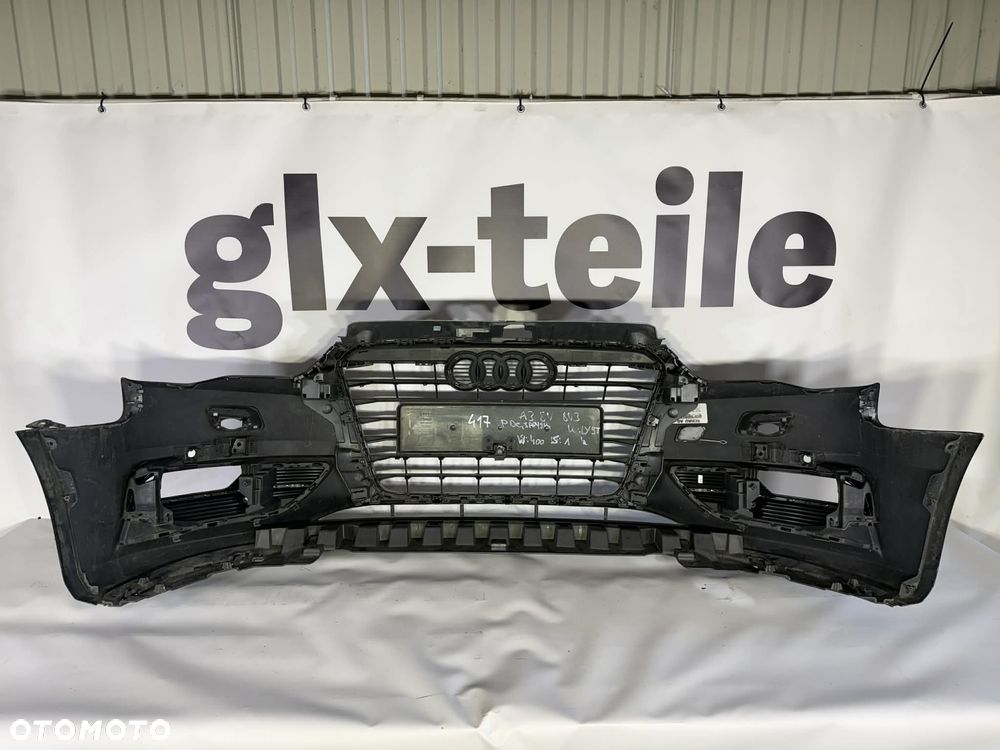 Audi A3 8V 8V3 Zderzak Przód Przedni LY9T PDC, Sprysk. 12-16 8V3807437DE - 11