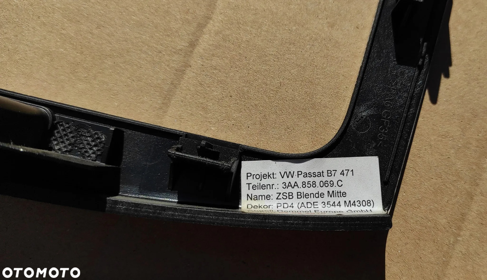 DEKORY SZCZOTKOWANE ALUMINIUM VW PASSAT B6/LIFT/B7/CC - 5
