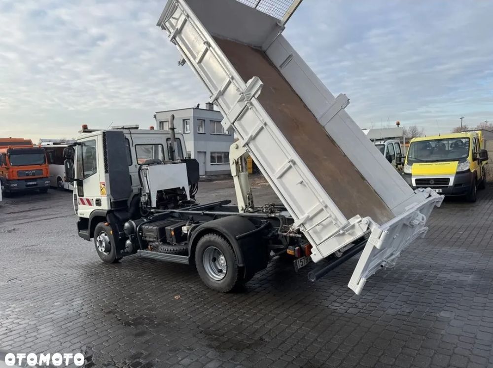 Iveco Eurocargo Tylko 80 tyś km EURO 5 Wywrotka 3 str SPECJALNY Solarka Piaskarka Czołownica - 10