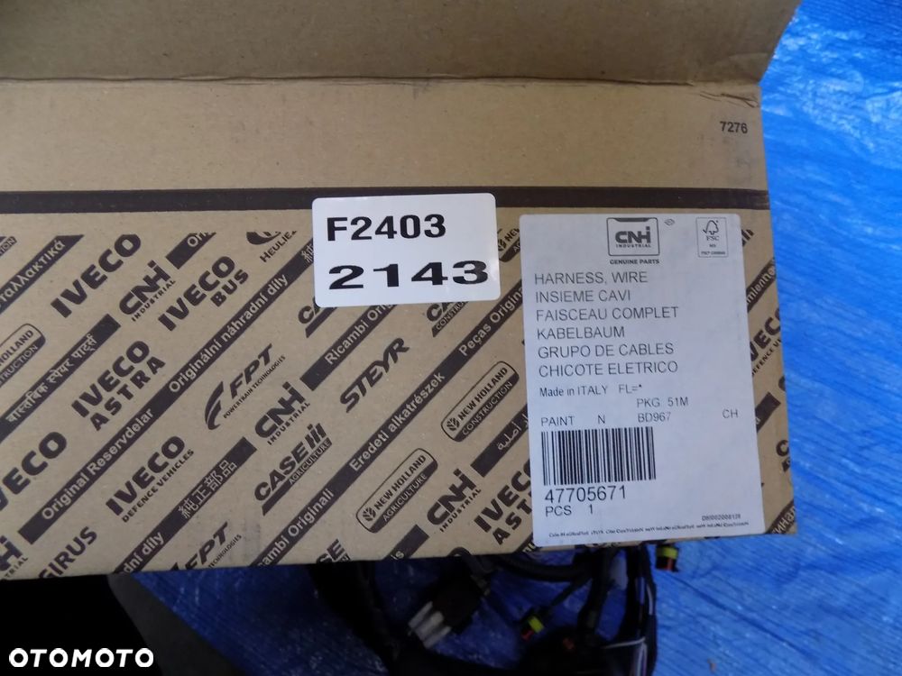 instalacja elektryczna wiązka 47705671 case jx1070u jx1090u new holland tk76 t5060 - 11