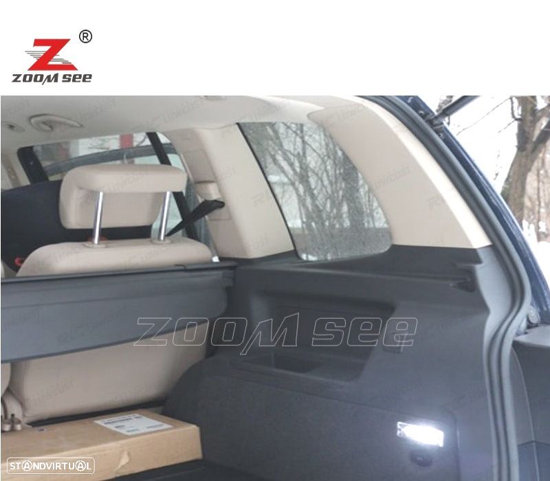 KIT COMPLETO DE 24 LÂMPADAS LED INTERIOR PARA VOLKSWAGEN VW SHARAN 7 M 8 7M9 7M6 2001-2010 - 6