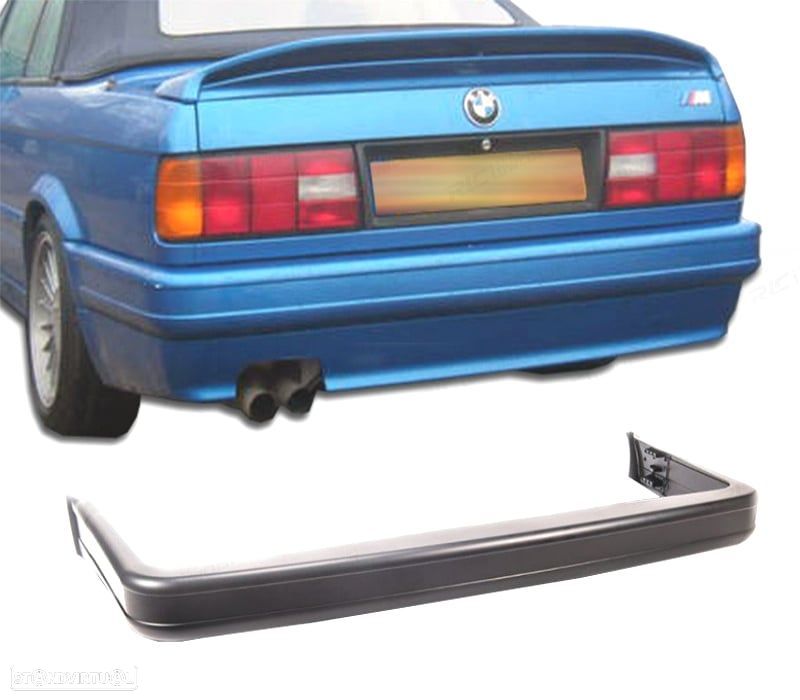 PARÁ-CHOQUES TRASEIRO BMW E30 84-91 LOOK M TECH 2 ABS - 1