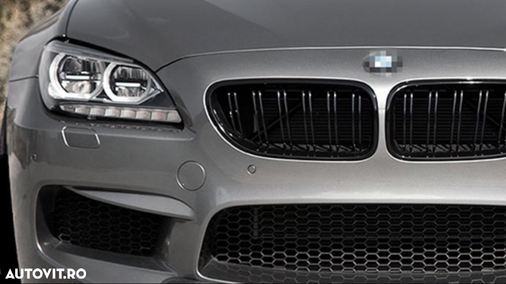 Grile duble M6 look BMW seria 6 F06 F12 F13 negru mat sau lucios  CALITATE PREMIUM ⭐️⭐️⭐️⭐️⭐️ - 6
