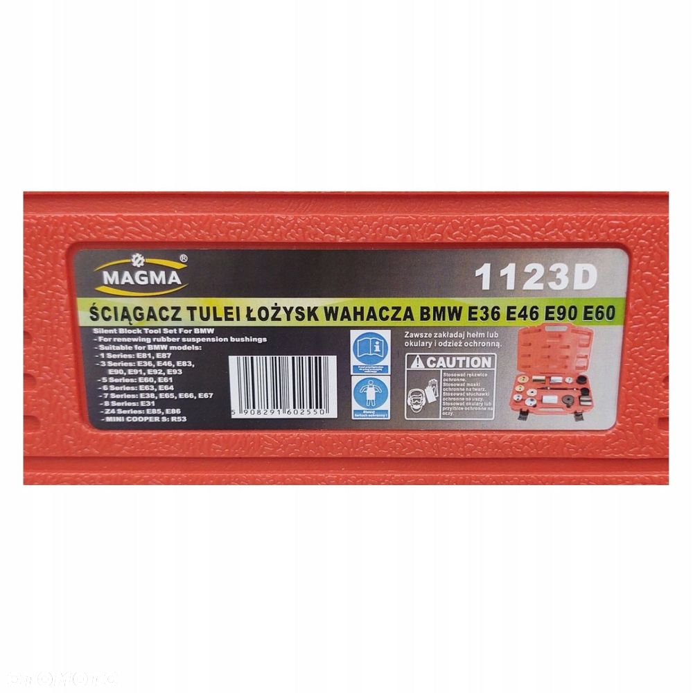 Ściągacz do tulei wahacza BMW E36 E46 E83 E39 E60 E38 E65 E70 E31 X3 E83 Z4 - 4