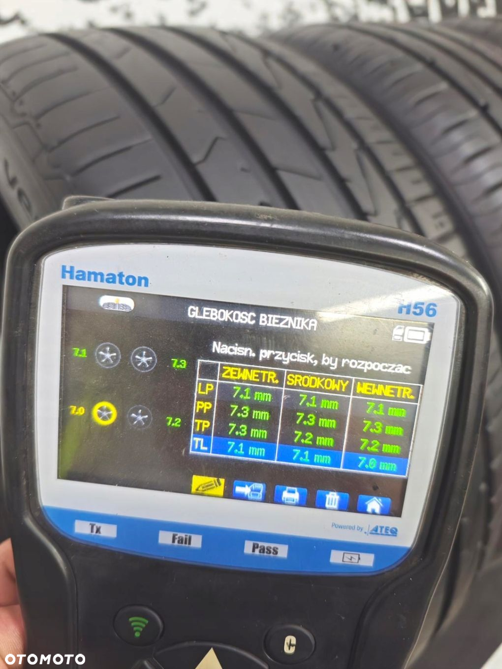 195/45r16 hankook 2023 letnie 7mm 50707 - 9