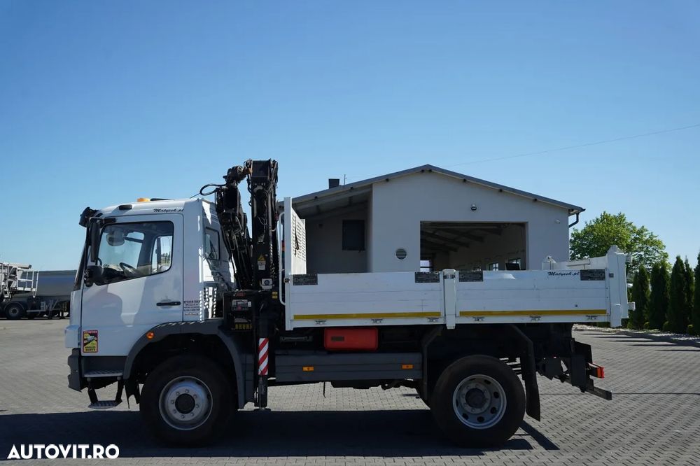 Mercedes-Benz ATEGO 16.24 / 4X4 / BASCULATOR + HDS HIAB 111 BS-2 / TELECOMANDĂ / ROTATOARE / MANUALĂ - 9