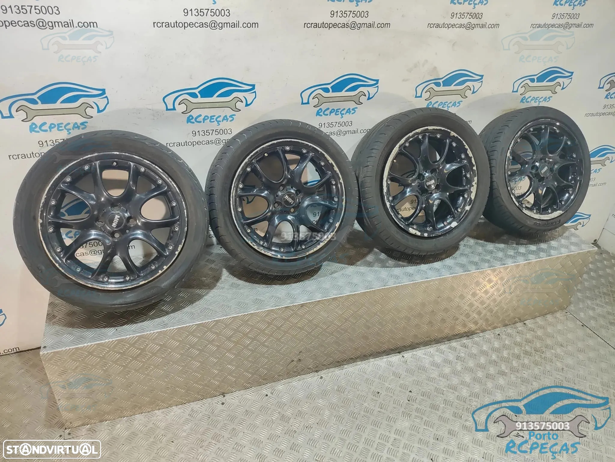 Jantes 17"  Ronal Mini Cooper S - Bi-partidas - 7J | ET48 | 4x100 - Jante | Originais | Cooper | One | John Cooper Works | Cooper SD | Polegadas | Clubman | Cabrio | Coupé | Original | Double Spoke | 36116787710 | 6787710 - 7