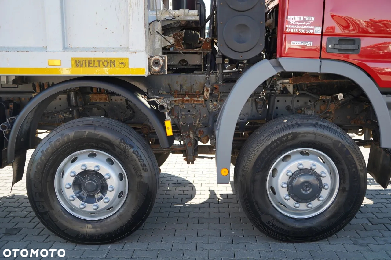 Mercedes-Benz ACTROS 4141 / 8X6 / WYWROTKA TYLNOZSYPOWA / WIELTON / EPS + SPRZĘGŁO / OPONY 100% - 20