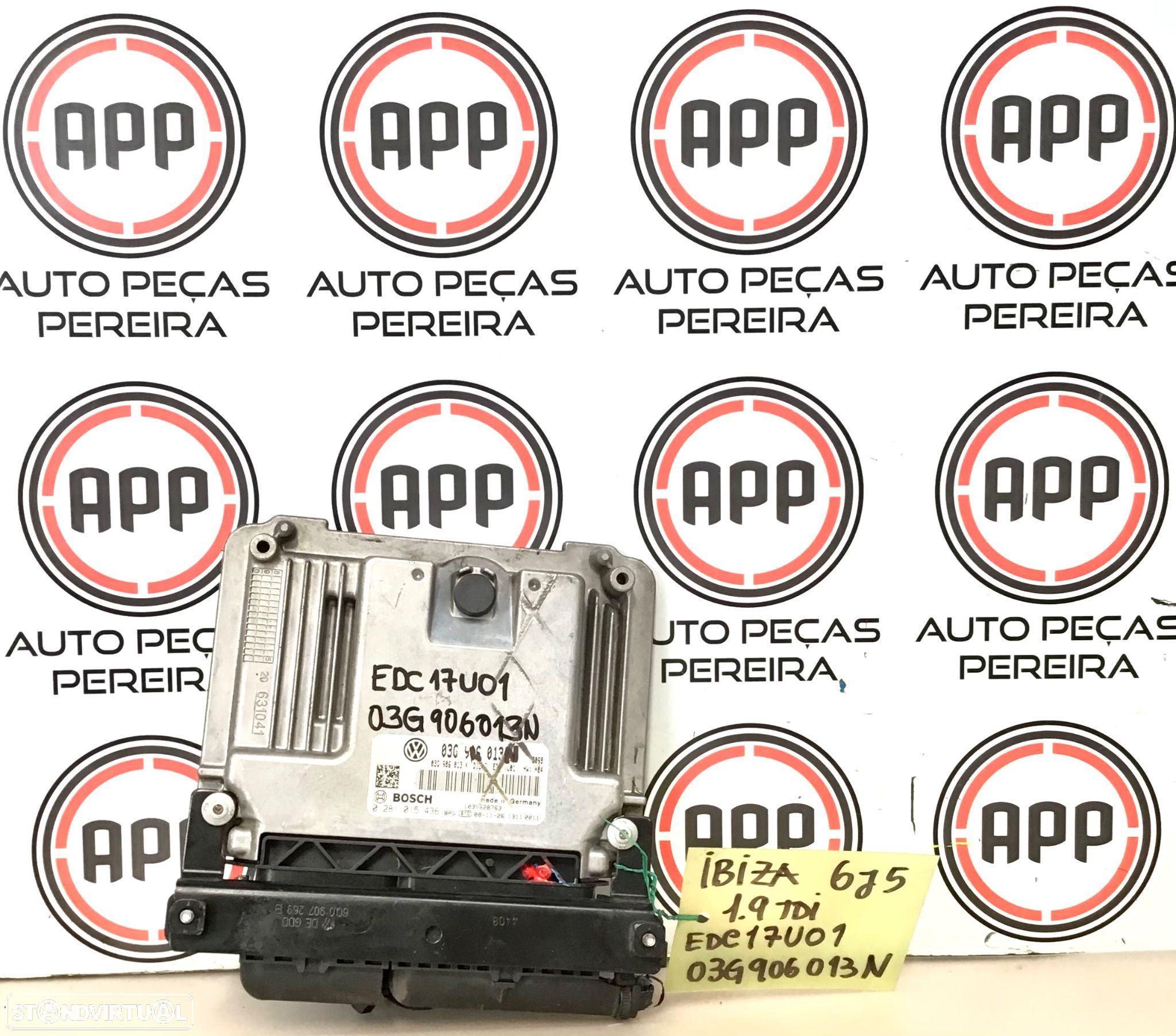 Centralina motor Seat 1.9 TDI, EDC17U01, 03G906013N. - 1