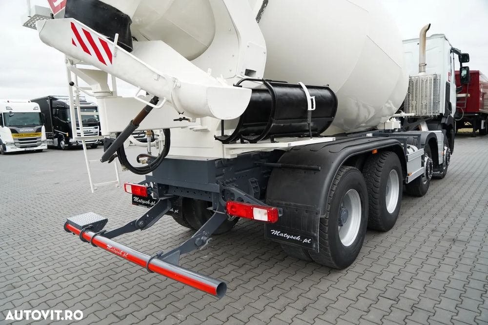 Renault C 430 / 8X4 / BETONIERĂ / MIXER 9 M3 / JANTE DIN ALIAJ / EURO 6 / - 14